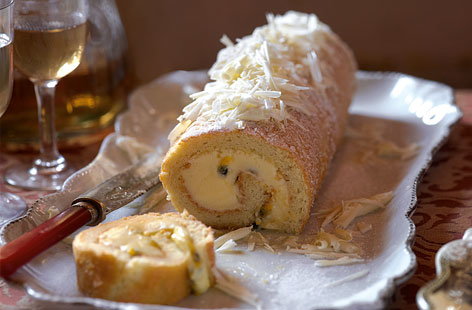 White Chocolate and Passion Fruit Roulade by Tesco Real Food