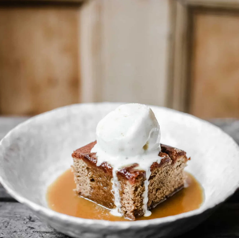 Gluten-Free Sticky Toffee Pudding with Baileys by From the Larder Yummly