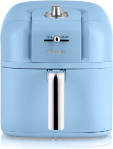 Swan Retro 6L Manual Air Fryer Blue