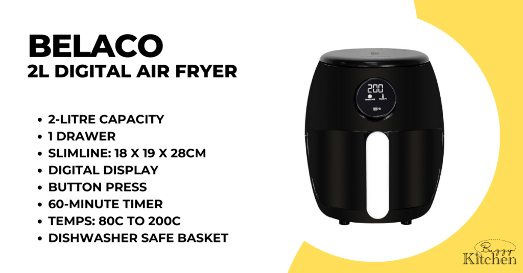 Belaco 2L Digital Air Fryer