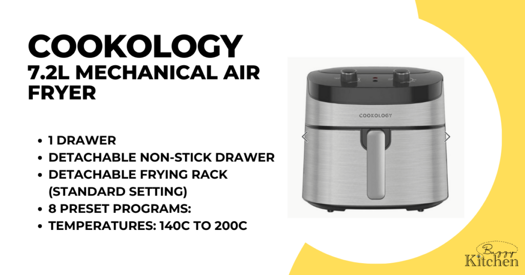 Cookology 7.2L Mechanical Air Fryer