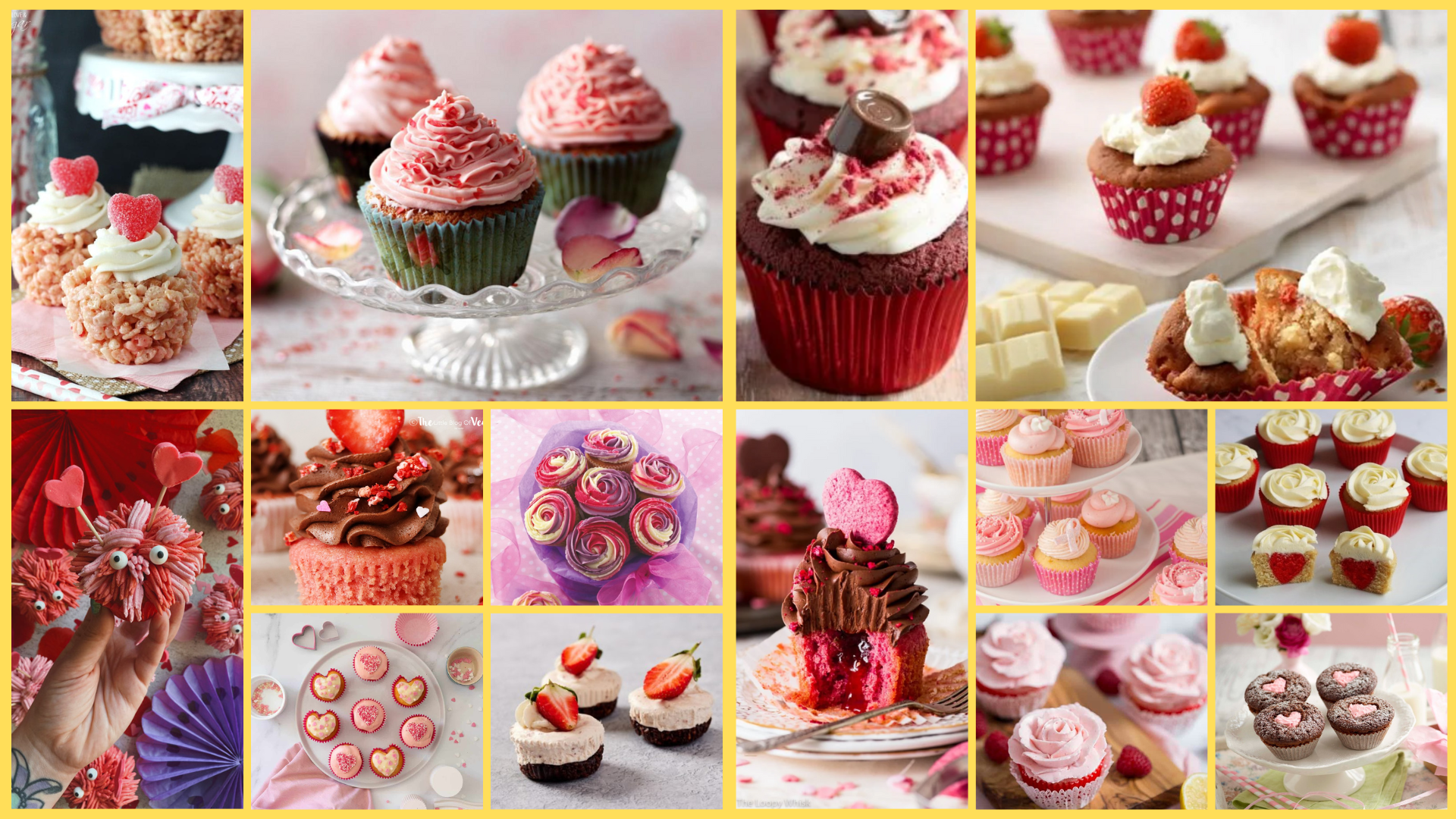 21 Valentine's Cupcakes
