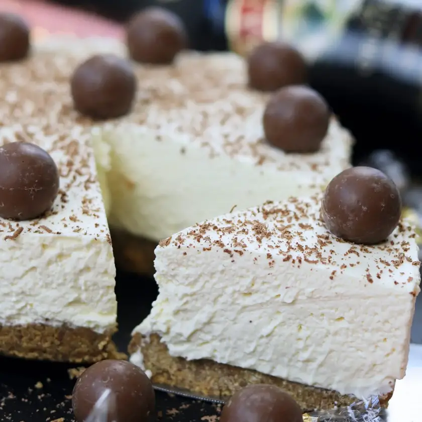 Gluten-Free Baileys Cheesecake by The Gluten Free Blogger