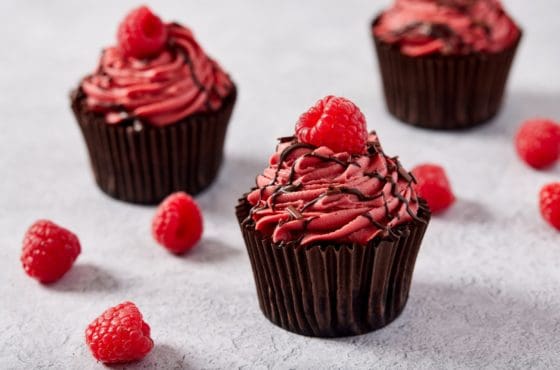 Valentine’s Raspberry Cupcakes By British Bakels