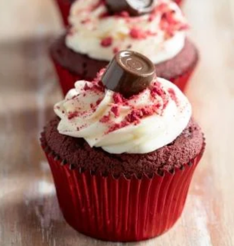 Valentine’s Red Velvet Cupcakes by Baking Mad