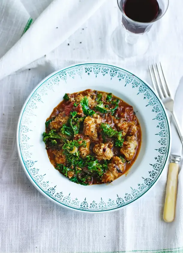 Kale and Sausage Stew by Jamie Oliver