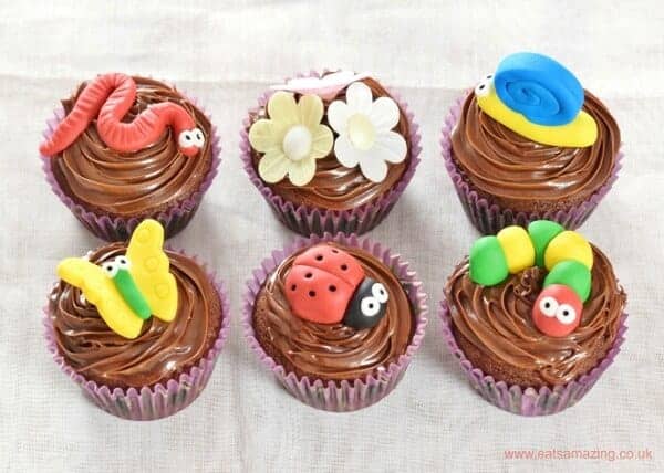 Garden Bug Cupcakes by Eats Amazing