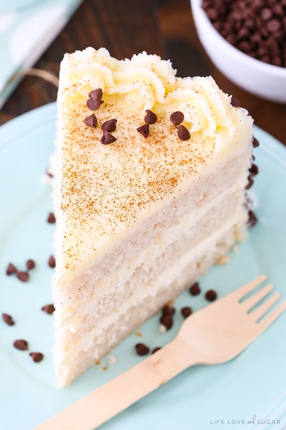 Cannoli Layer Cake By Life Love and Sugar