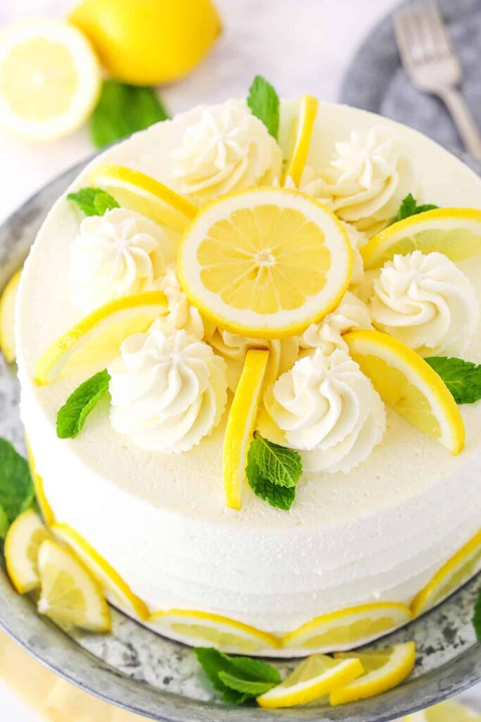 Lemon Mascarpone Layer Cake By Life, Love and Sugar