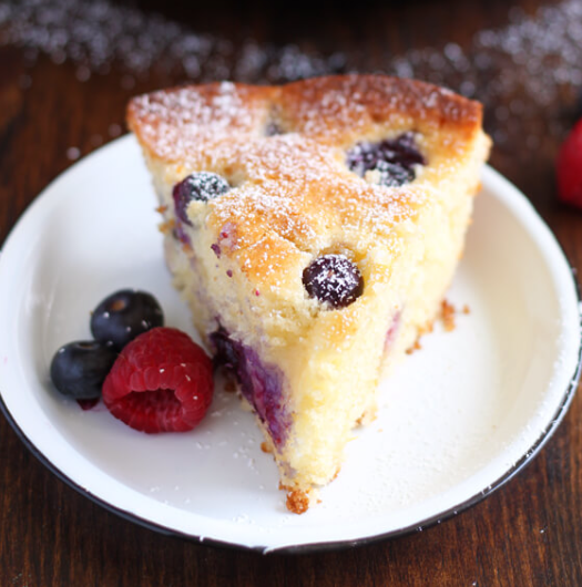 Mascarpone Mixed Berry Cake by Wild Wild Whisk