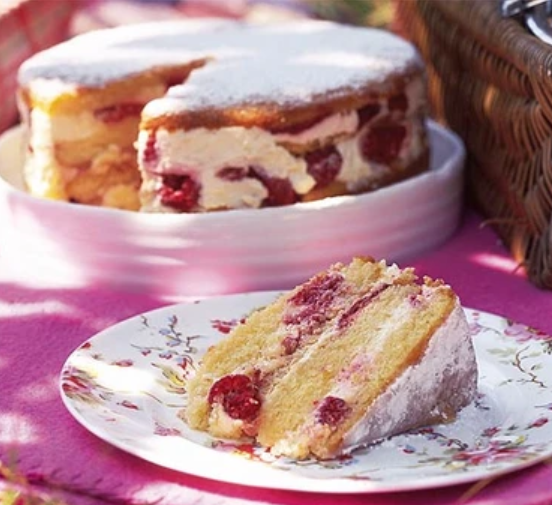 Raspberry Layer Cake by Emma Lewis, BBC Good Food