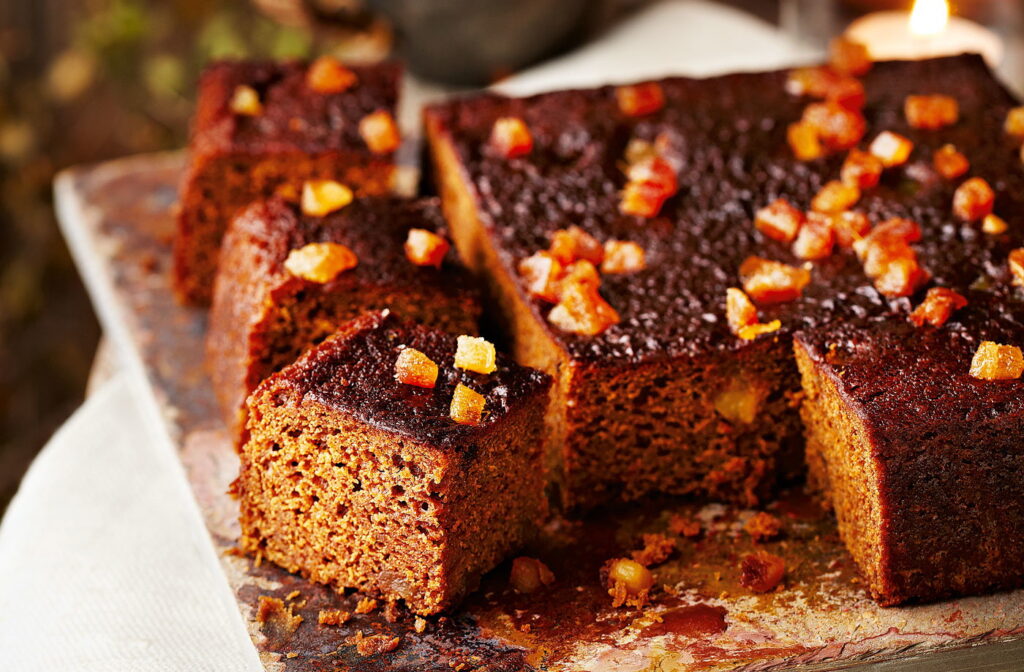 Sticky Ginger Cake with Mascarpone and Ginger Cream by Tesco Real Food