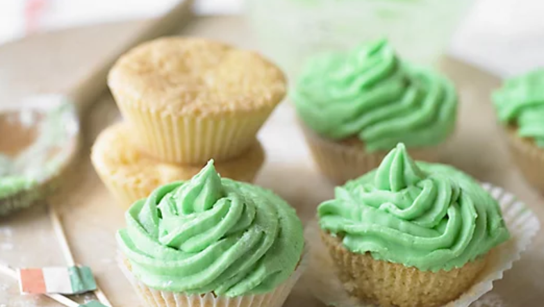 Green Frosting St. Patrick’s Day Cupcakes by Asda