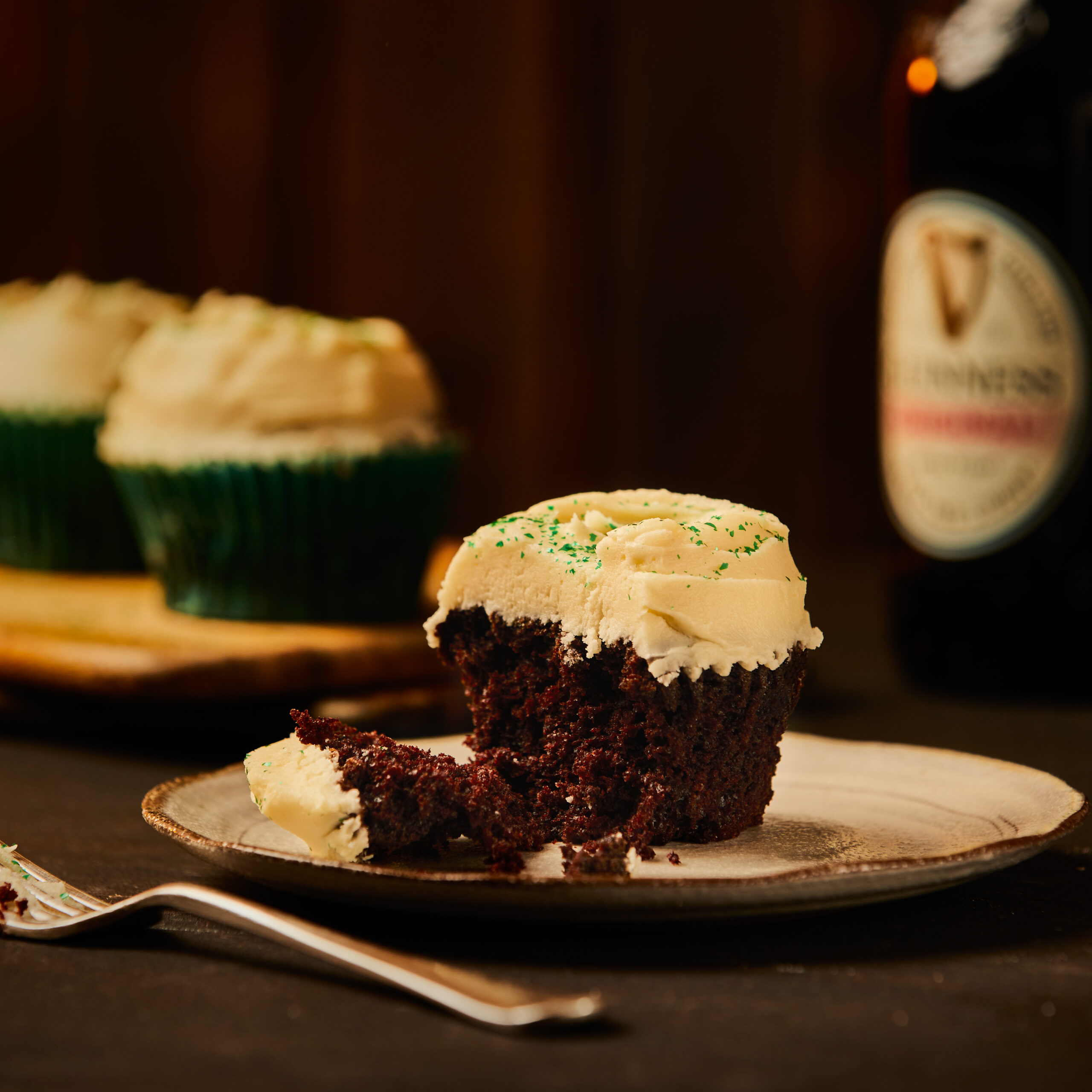 Guinness Cupcakes with Baileys Frosting by Gousto