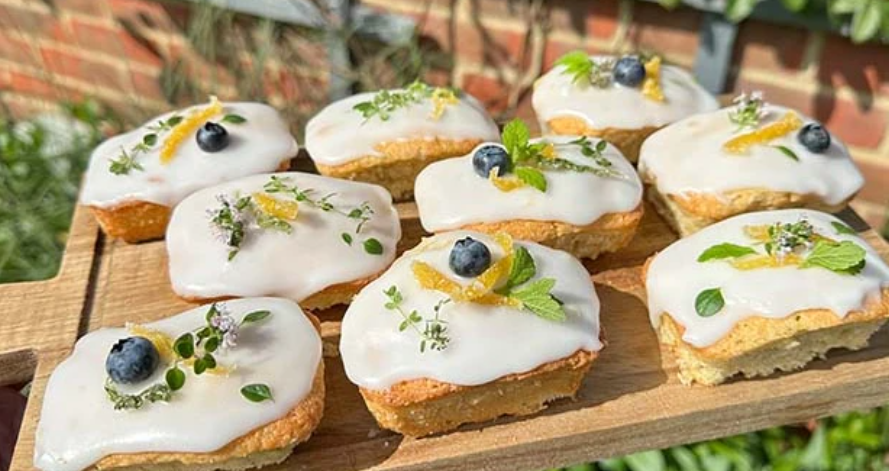 Mini Lemon & Thyme Loaf Cakes by Whitworths Sugar