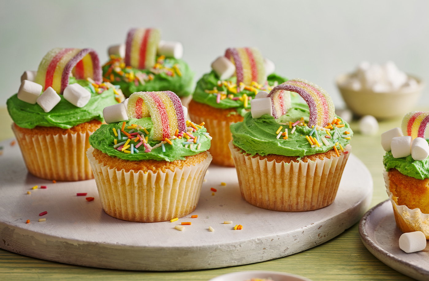 Pot of Gold Cupcakes by Tesco Real Food