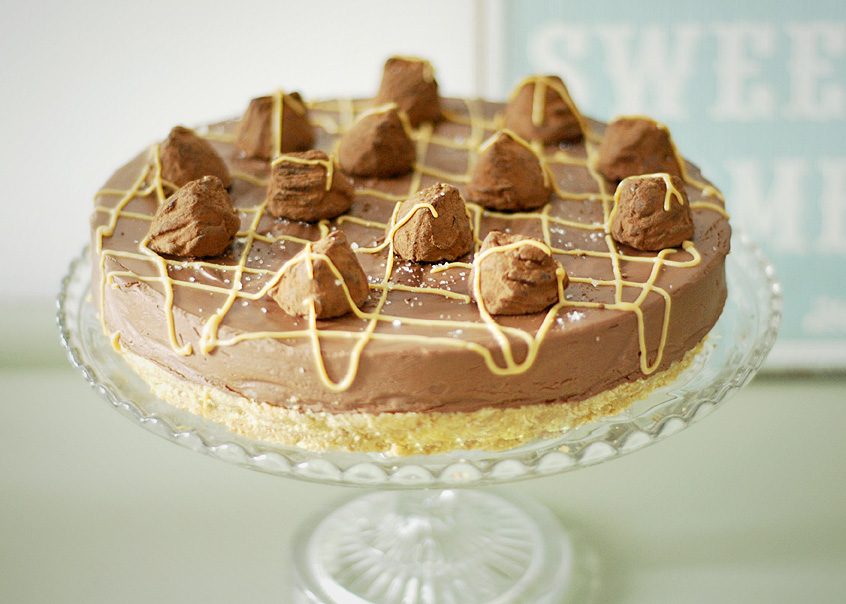 Salted Caramel Chocolate Tort by Katies Cakes